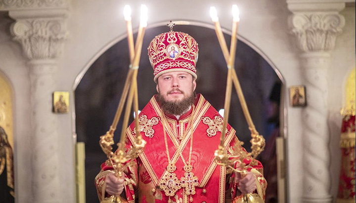 Conducătorul aparatului administrativ al Mitropoliei Kievului a Bisericii Ortodoxe Ucrainene episcopul de Barișev Victor (Koțaba). Imagine: pagina de Facebook a arhiereului