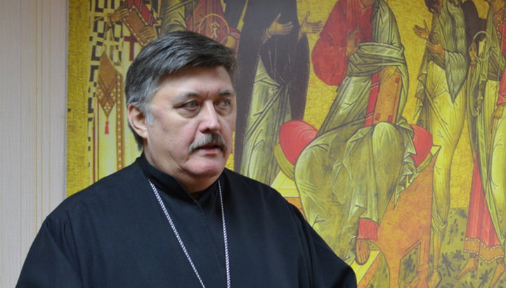 Κληρικός της εκκλησιαστικής δομής του Επιφάνιου Ντουμένκο Ίγκορ Σάββα. Φωτογραφία: zp.depo.ua