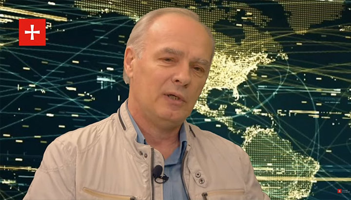 Политолог Павел Рудяков. Фото: скриншот видео на YouTube-канале «Перший Козацький»