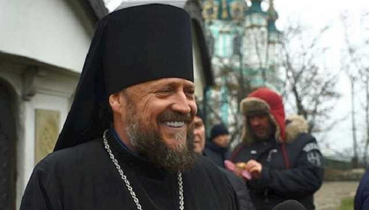 Настоятель Десятинного монастиря єпископ Макарівський Гедеон (Харон). Фото: antikor.com.ua