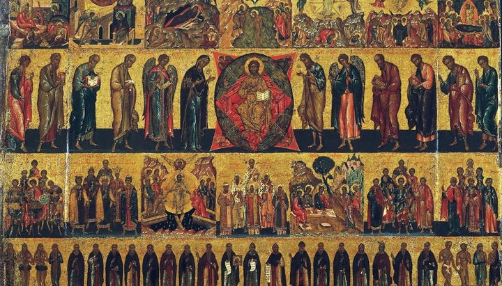 Ікона Собор всіх святих, XV ст. Фото:  Cyrillitsa.ru
