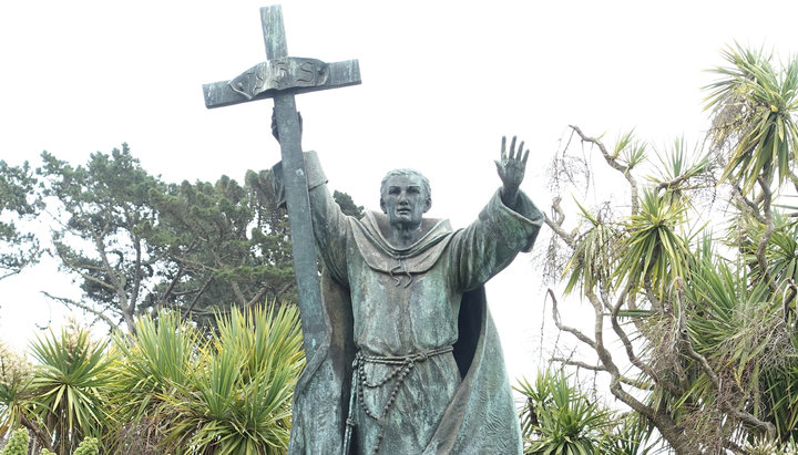 Памятник Хуниперо Серра в Сан-Франциско. Фото: wikimedia