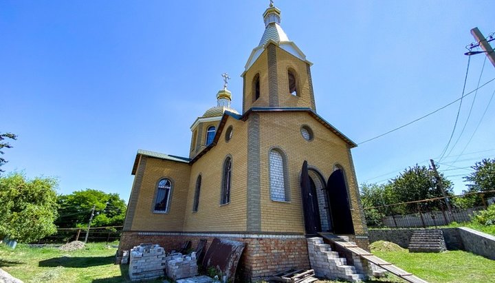 Строящийся храм УПЦ в поселке Диевка-2 города Днепра. Фото: eparhia.dp.ua