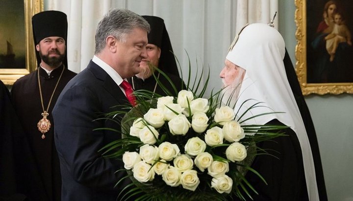 Петро Порошенко і Філарет Денисенко. Фото: РІА Новини