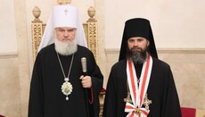 Митрополит Иоасаф вручил наместнику Свято-Елисаветинской обители орден УПЦ