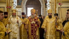 В Лавре совершили заупокойную литию по митрополиту Владимиру (Сабодану)