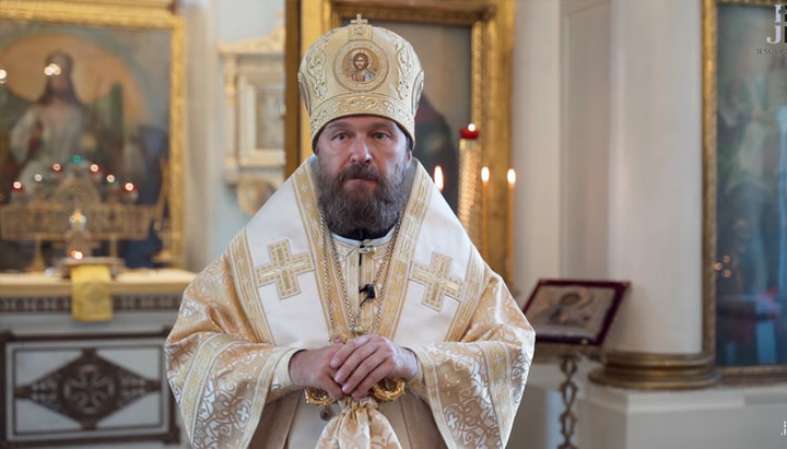 Metropolitan Hilarion (Alfeyev) of Volokolamsk, Head of the DECR of the Russian Orthodox Church. Photo: screenshot of Jesus-Portal YouTube video