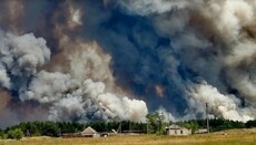 Северодонецкий митрополит призвал к молитве из-за лесных пожаров в регионе