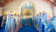 В новом Свято-Тихвинском храме Одесской епархии совершили первую литургию