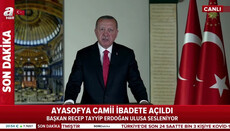 Erdogan: First Muslim worship will be held in Hagia Sophia on July 24