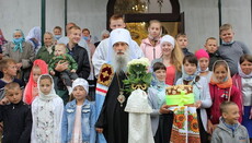 În Șkrobotovka a fost sfințită o nouă biserică în locul celei capturate