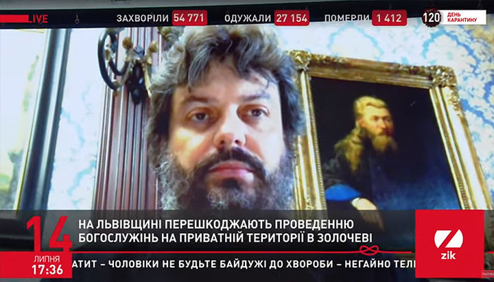 The ruling bishop of the Lviv Eparchy of the UOC Metropolitan Filaret (Kucherov). of Lviv and Galicia Photo: screenshot of the video on the YouTube channel “ZIK Channel”