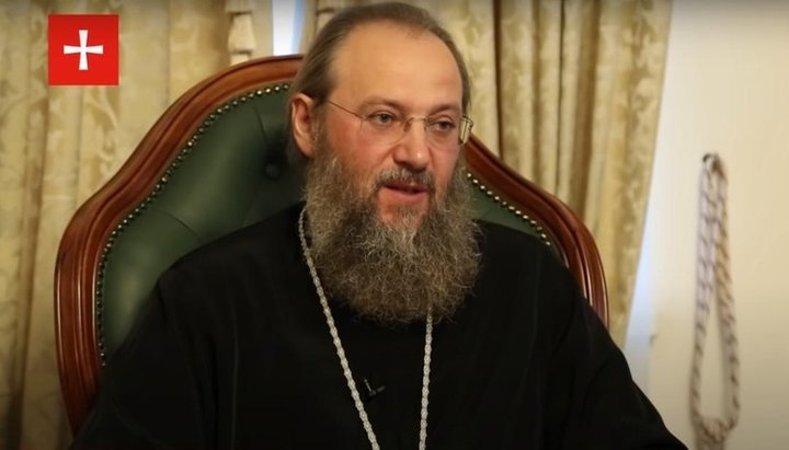 Metropolitan Anthony of Boryspil and Brovary. Photo: a screenshot / YouTube / “1Kozak” channel
