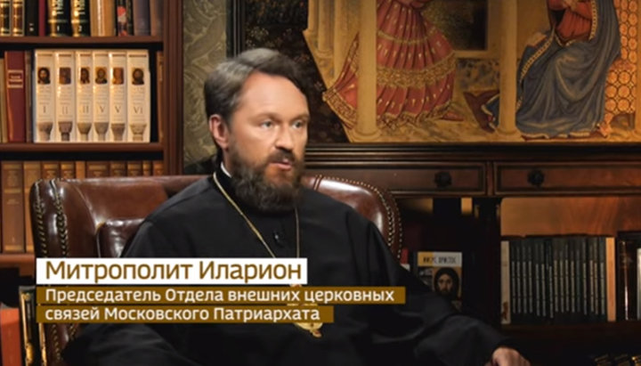 Metropolitan Hilarion (Alfeyev) of Volokolamsk, head of the ROC DECR. Photo: video screenshot on Metropolitan Hilarion's YouTube channel