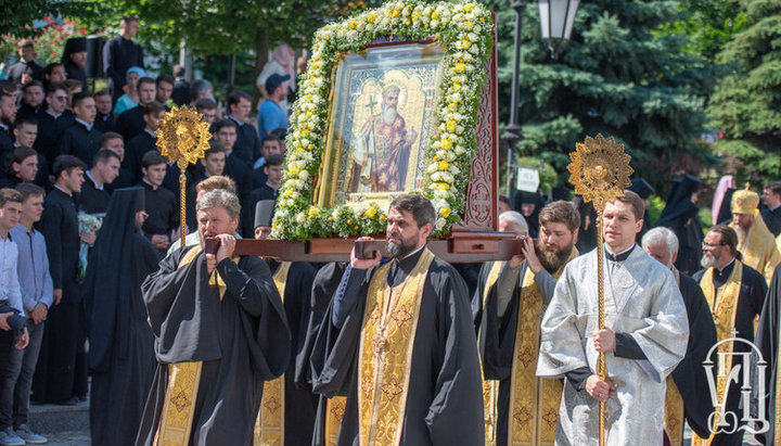 Celebrations of the Day of the Christianization of Rus’ at Kyiv-Pechersk Lavra. Photo: UOC