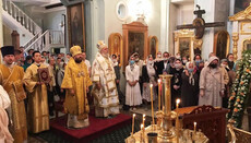 Глава ВЗЦЗ РПЦ очолив Літургію на подвір'ї Антіохійської Церкви в Москві