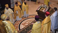 У Топловському монастирі УПЦ освятили храм на честь преподобної Параскеви