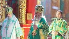 У день пам'яті прп. Серафима Предстоятель УПЦ очолив літургію у Феофанії
