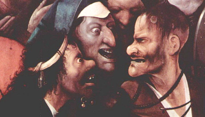 Лихослів'я. Фрагмент картини Ієроніма Босха. Фото: wikimedia.org