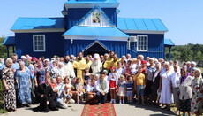 В селе Борисовка в храм вернули похищенную икону Серафима Саровского