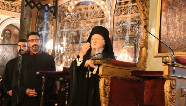 Patriarhul Bartolomeu al Constantinopolului a vorbit despre dușmanii văzuți și nevăzuți ai Constantinopolului. Imagine: Orthodox Times