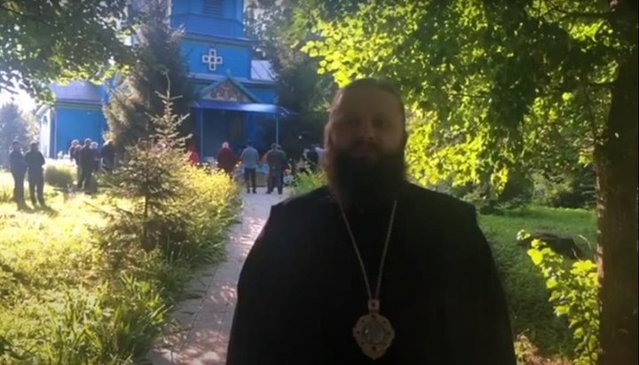 Βικάριος της Επισκοπής Ρίβνε της UOC, Επίσκοπος Ποιμένας (Βογιάτ). Φωτογραφία: στιγμιότυπο οθόνης/YouTube/Ορθόδοξος δημοσιογράφος