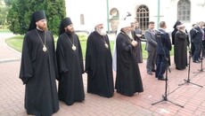 Primate and hierarchs of UOC take part in Independence Day celebration