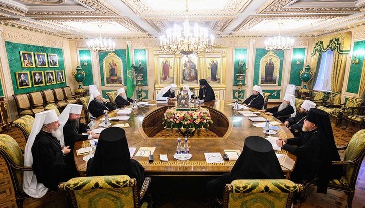 Members of the Holy Synod of the Russian Orthodox Church. Photo: foto.patriarchia.ru