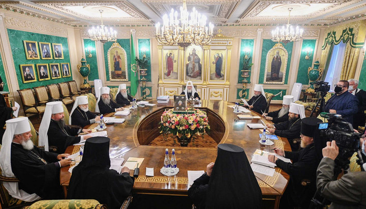Заседание Священного Синода РПЦ от 25 августа 2020 года. Фото: foto.patriarchia.ru