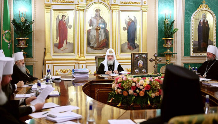 Συνεδρίαση της Ιεράς Συνόδου της Ρωσικής Ορθόδοξης Εκκλησίας. Φωτογραφία: pravoslavie.ru