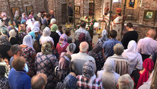 В новом храме Кировского помолились о погибших при артобстреле прихожанах