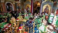 Προκαθήμενος UOC πρωτοστάτησε επισκοπικής χειροτονίας στη Λαύρα του Κιέβου