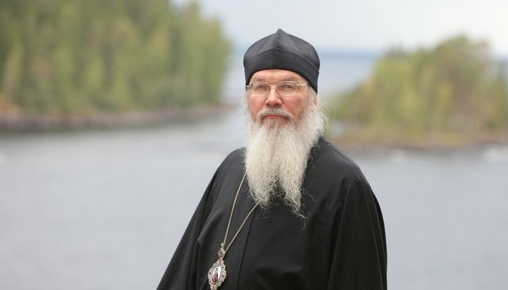 Ηγούμενος της Μονής Βαλαάμ, Επίσκοπος Τρόιτσκ Παγκράτιος. Φωτογραφία: dev.valaam.ru