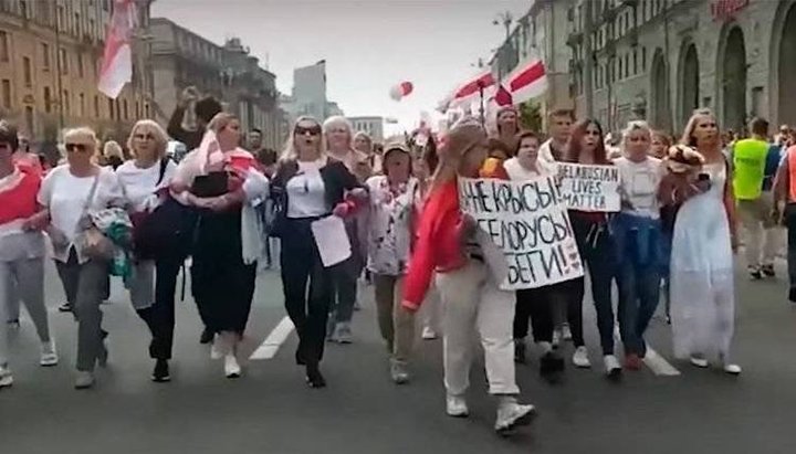 У Білорусі тривають мітинги проти президента Лукашенка. Фото: gomel.today