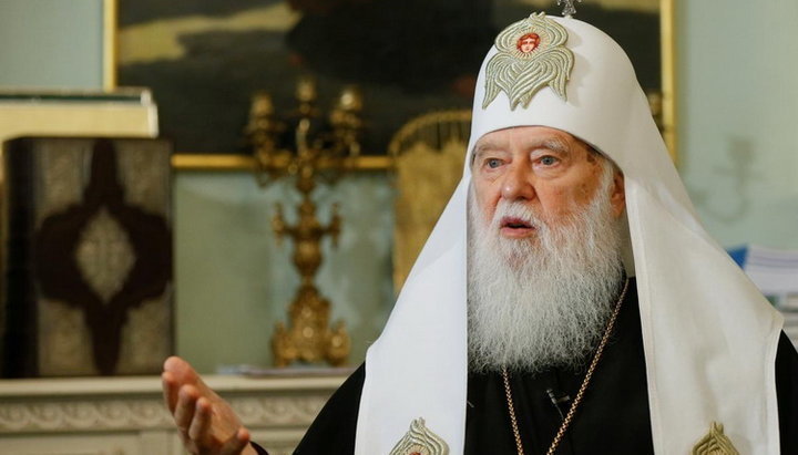 Liderul Patriarhiei de la Kiev Filareti. Imagine: atlanticcouncil.org