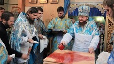 Архиепископ Феодосий совершил великое освящение Успенского храма в Ольховце