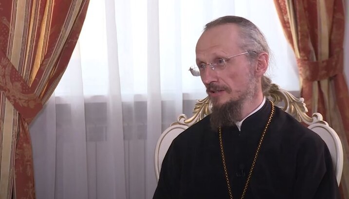 Primatul Bisericii Ortodoxe din Belarus Mitropolitul Veniamin. Imagine: screenshot de pe canalul de YouTube RT 