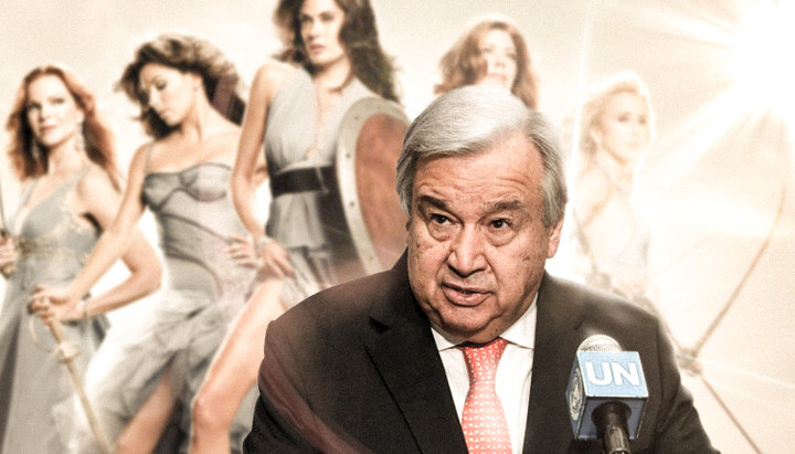 Is UN Secretary General against patriarchal male dominance?