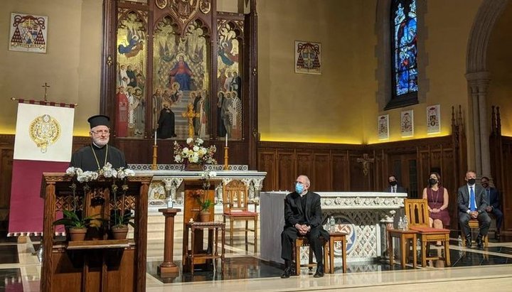 Arhiepiscopul Elpidofor a vorbit în favoarea unui dialog ecumenic cu Biserica Romano-Catolică. Imagine: Panorthodox SYNOD