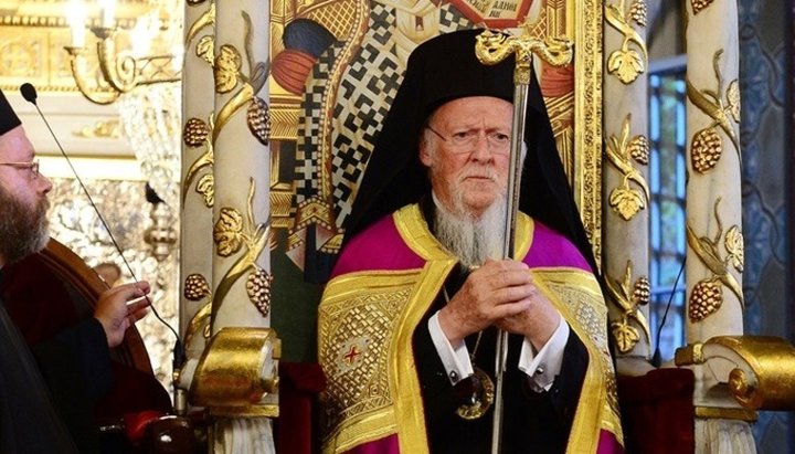 Патріарх Варфоломій. Фото: orthodoxtimes.com