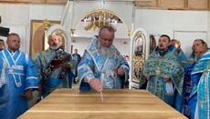 Митрополит Феодор освятив новий храм Свято-Георгіївського монастиря УПЦ