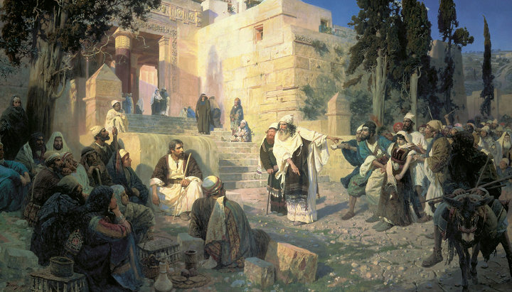 «Христос и грешница». Картина Василия Поленова. Фото: wikipedia.org