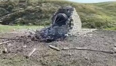 В Сети появилось видео храма, разрушенного в результате боев в Карабахе