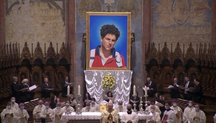 Beatification ceremony of Carlo Akutis in Assisi. Photo: sib-catholic.ru