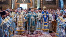 Предстоятель УПЦ возглавил престольный праздник Свято-Покровского монастыря