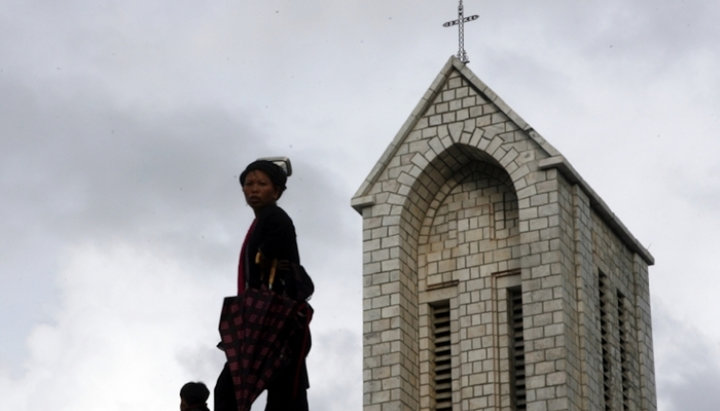 Христианская церковь в городе Сапа, Лаос. Фото: Reuters 