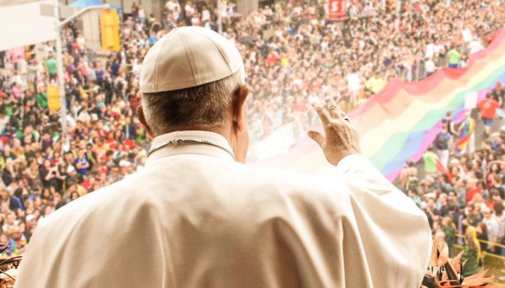 Папа Франциск поддержал гей-браки. Фото: СПЖ