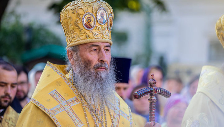 Primatul Bisericii Ortodoxe Ucrainene Preafericitul Mitropolit Onufrie. Imagine: facebook.com/ViktorKotsaba