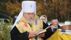 Днепропетровский архиерей совершил чин на основание храма в Новомосковске