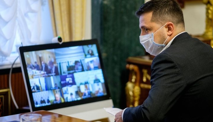 Vladimir Zelensky believes that tightening quarantine will have a good effect. Photo: president.gov.ua